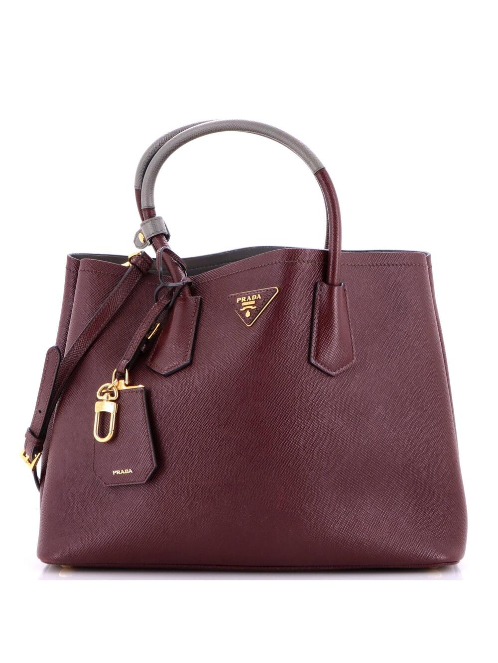 Prada Cuir Double Tote Saffiano Leather #377323P20B